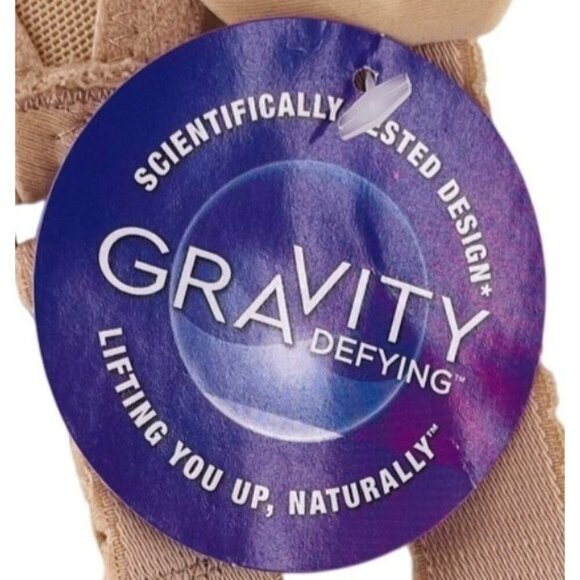 Bali Lift Moderate Coverage Bra 36C Adjustable Straps Nylon/Spandex Beige - Picture 3 of 6